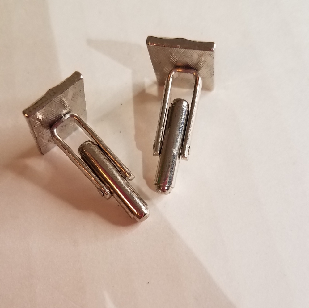 Black cufflinks j76 - Picture 2 of 4